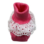 Marlu' Babbucce Tinta Unita con Ricami per Neonata EP13S ROSA MARLU' 