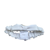 Le Bebe' Fascia Tinta Unita con Fiocco per Neonata LBG6411 BIANCO LE BEBE' 