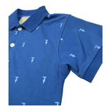 Trussardi Polo Mezza Manica Tinta Unita con Loghi per Bambino TBP26106PO BLU TRUSSARDI 