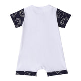 Minibanda Pagliaccetto Mezza Manica Tinta Unita per Neonato 3B686 BIANCO MINIBANDA 