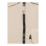 Stone Island Camicia Manica Lunga Tinta Unita con Zip per Bambino K1S161200001 BEIGE STONE ISLAND 