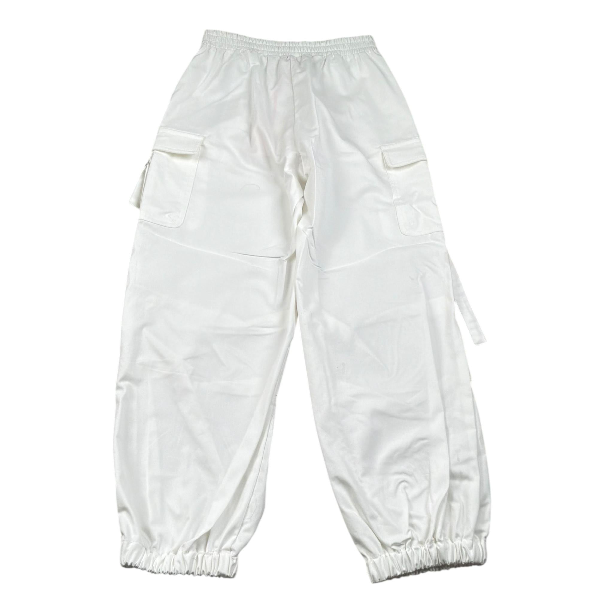 Liu Jo Pantalone Tinta Unita con Elastico In Vita per Bambina GA5027X BIANCO LIU JO 