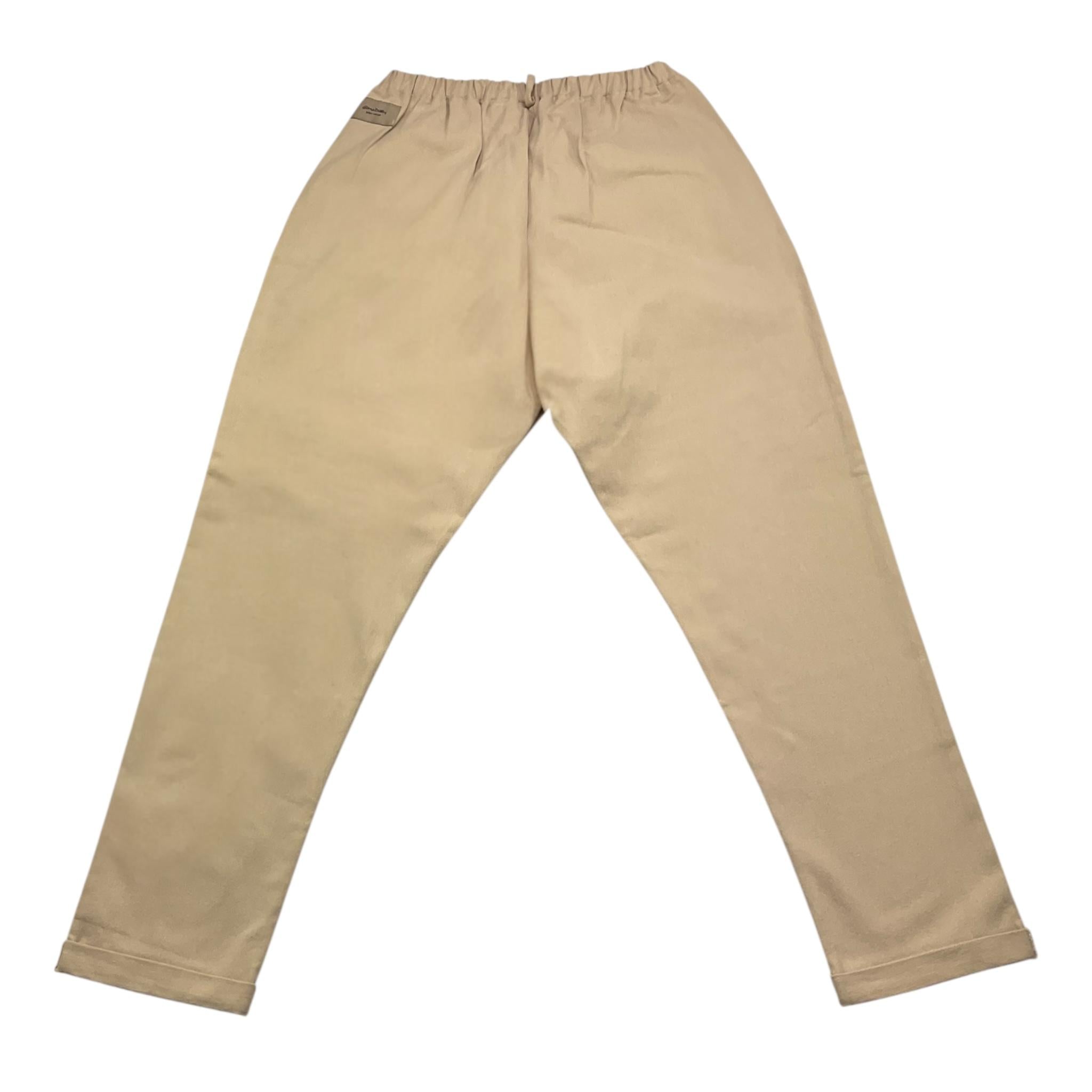 @MADILLY pantalone tinta unita cn elastic in vita Beige per Bambino 01951 BEIGE @MADILLY 