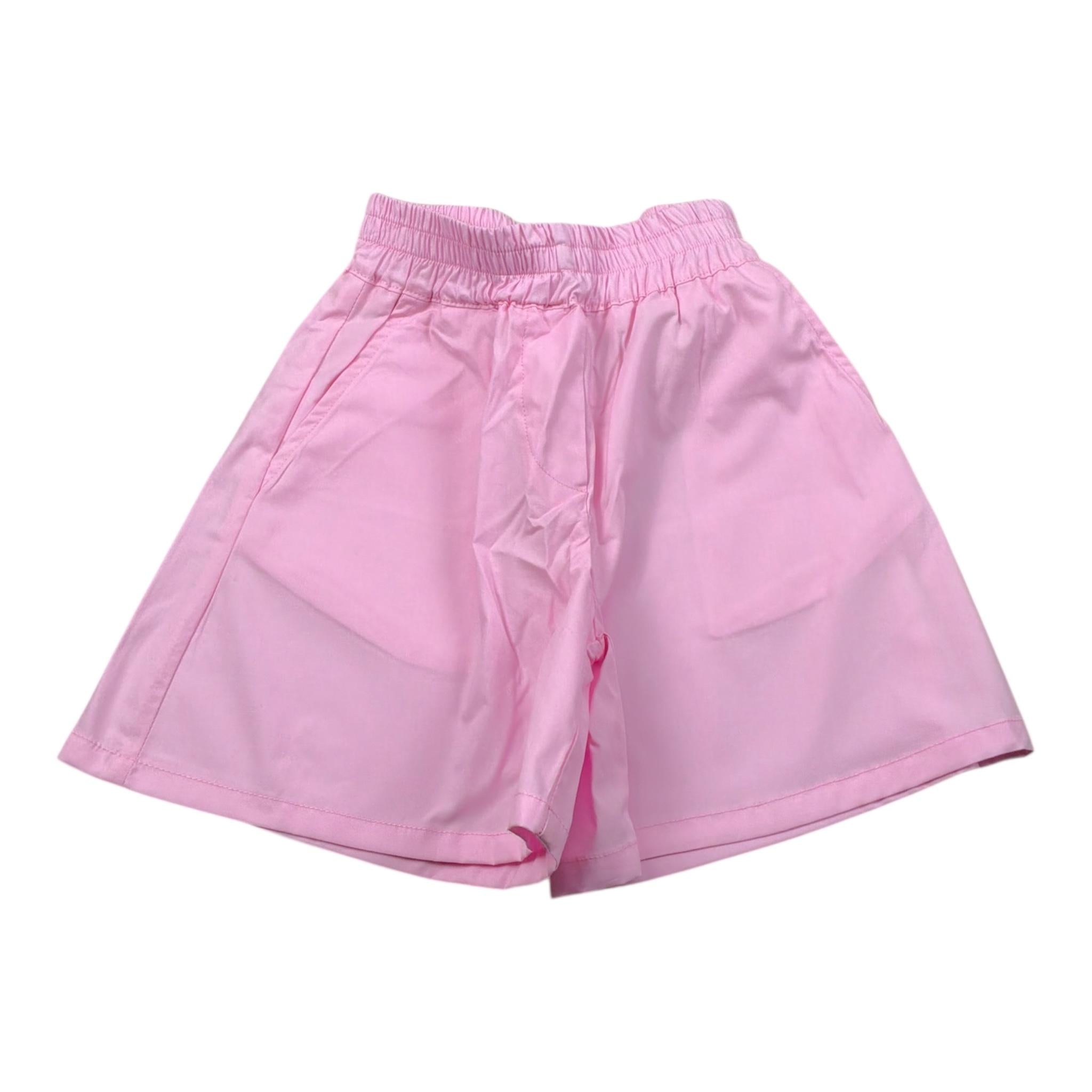 Vicolo Short Tinta Unita con Elastico In Vita per Neonata 3146S00324N ROSA VICOLO 