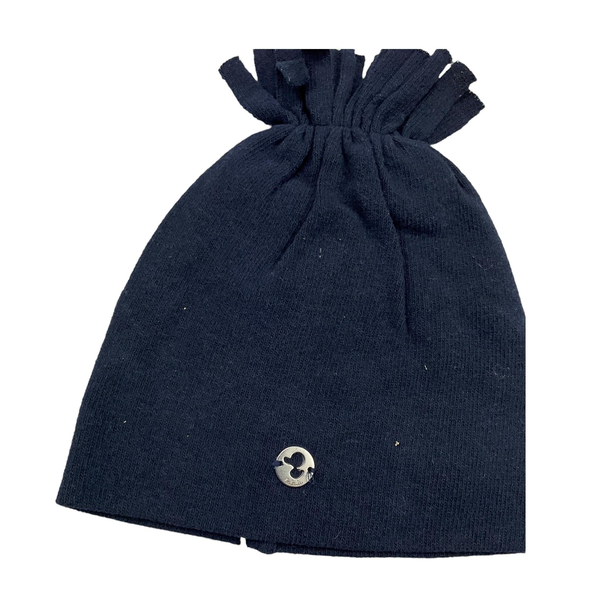 LALALU' cappello tinta unita cn frange Blu per Neonato CAL41F BLU LALALU' 