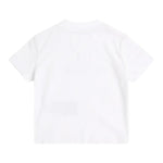 Tommy Hilfiger T-Shirt Girocollo Tinta Unita con Logo per Neonato KN0KN02033 BIANCO TOMMY HILFIGER 