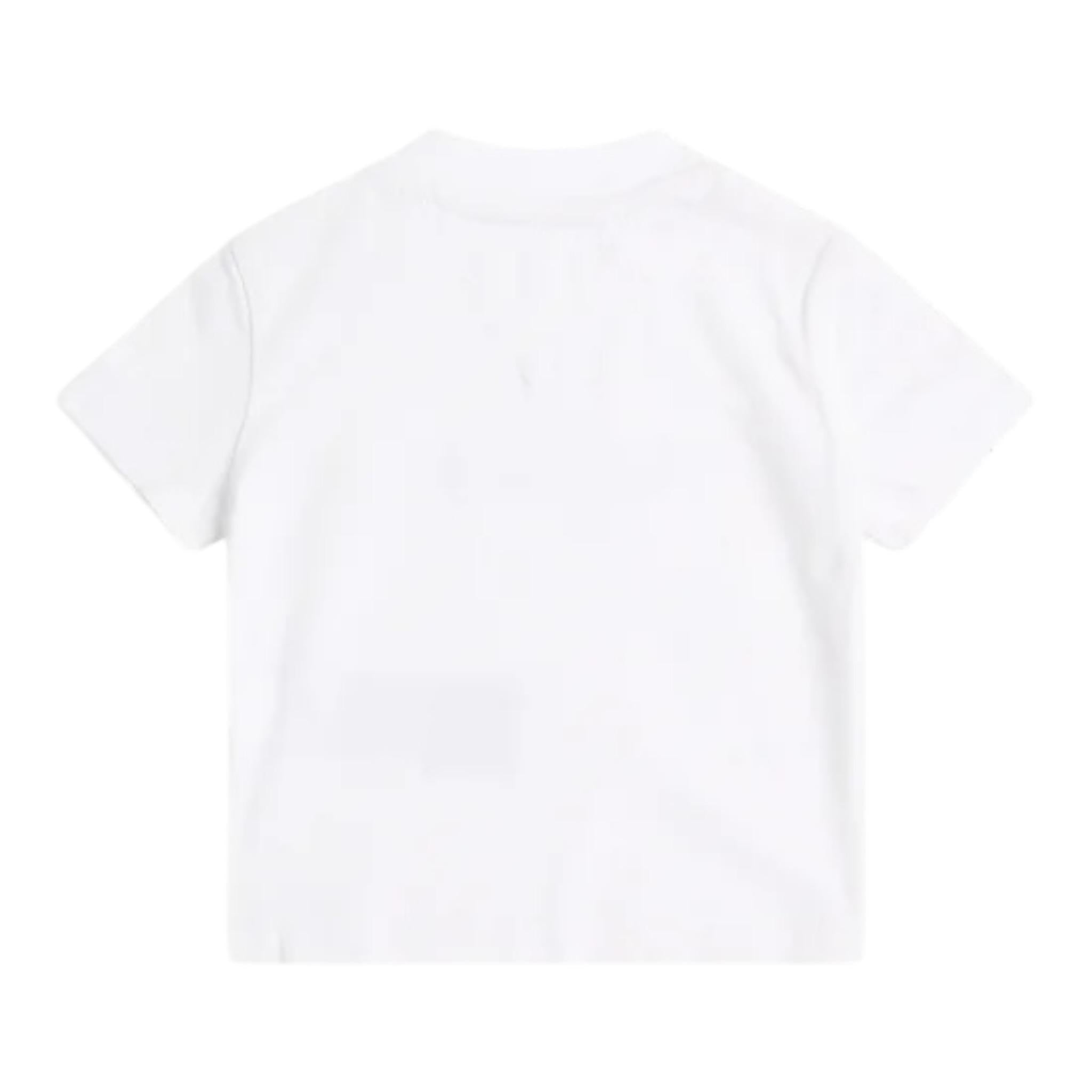 Tommy Hilfiger T-Shirt Girocollo Tinta Unita con Logo per Neonato KN0KN02033 BIANCO TOMMY HILFIGER 