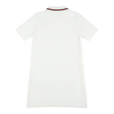 Gucci Abito Mezza Manica Tinta Unita per Bambina 809682 BIANCO GUCCI 