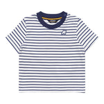 K-Way Completo 2 Pezzi Bicolore T-Shirt-Bermuda Fantasia A Righe per Neonato K2137TWX BLU K-WAY 