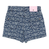 John Richmond Short In Denim Logato per Bambina RGP25122SHX BLU JOHN RICHMOND 