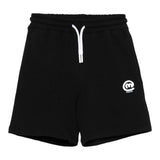 Msgm Bermuda In Felpa Tinta Unita con Logo per Bambino S5MSJBBE281 NERO MSGM 