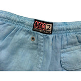 Saint Barth costume Tinta Unita con Elastico In Vita per Bambino JEAN AZZURRO SAINT BARTH 