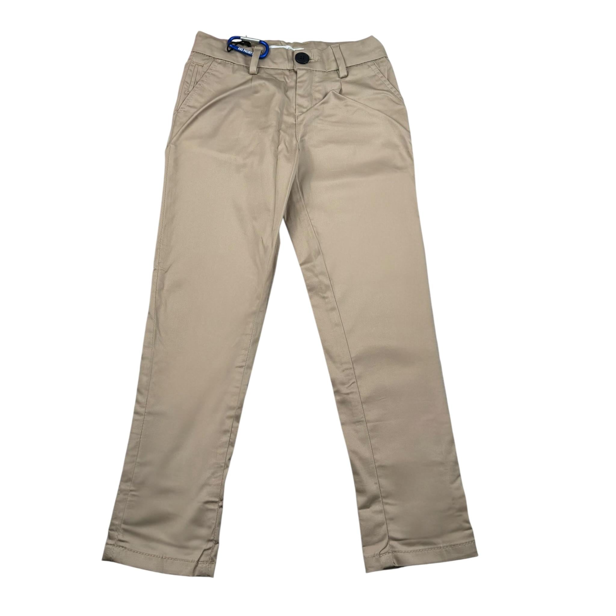 Cesare Paciotti Pantalone tinta unita con Girovita Regolabile Beige per Bambino PTP2123B BEIGE CESARE PACIOTTI 