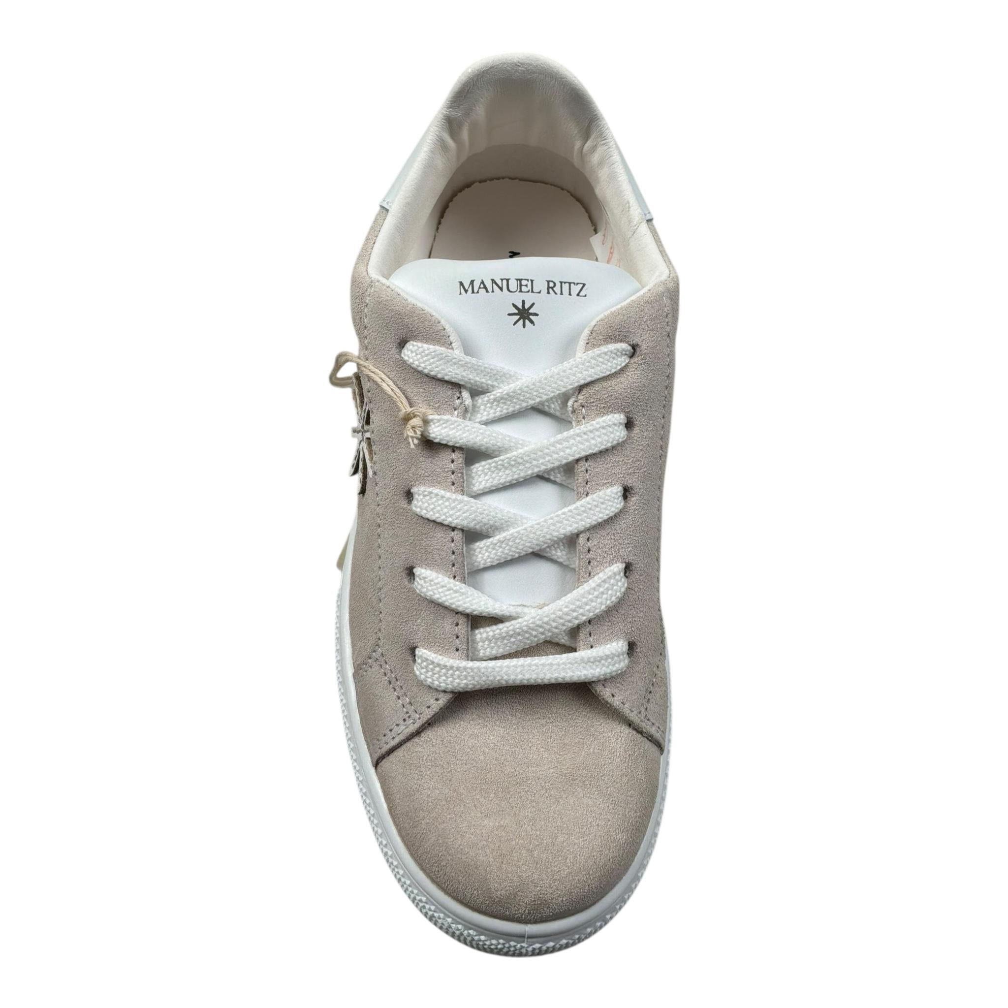 Manuel Ritz Sneakers Tinta Unita con Lacci per Bambino MR2992 BEIGE MANUEL RITZ 
