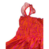 4Giveness Abito Giromanica Stapa Fantasia Arancione Fluo per Neonata 00632 ARANCIONE FLUO 4GIVENESS 