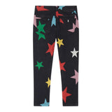 STELLA McCARTNEY jeans tinta unita con fantasia stelle Nero per Bambina TV6B90 NERO STELLA McCARTNEY 