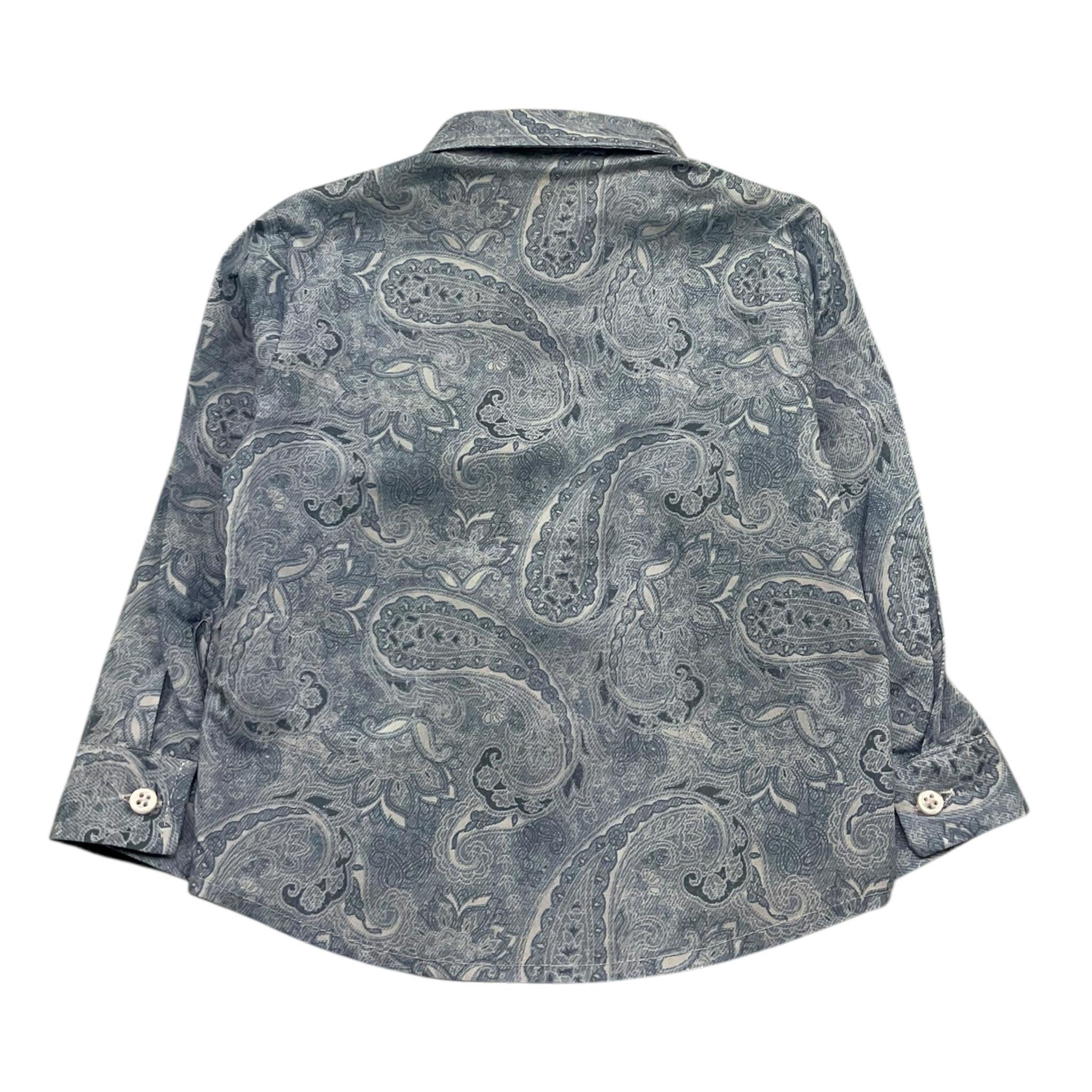 M+E' Camicia Manica Lunga Tinta Unita per Neonato UEM0529N AZZURRO M+E' 