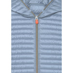 Save The Duck Giubbino Tinta Unita con Cappuccio per Neonato J32310G CELESTE SAVE THE DUCK 