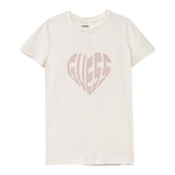 Guess T-Shirt Girocollo Tinta Unita con Stampa Logo per Bambina J4RI46J131 BIANCO GUESS 