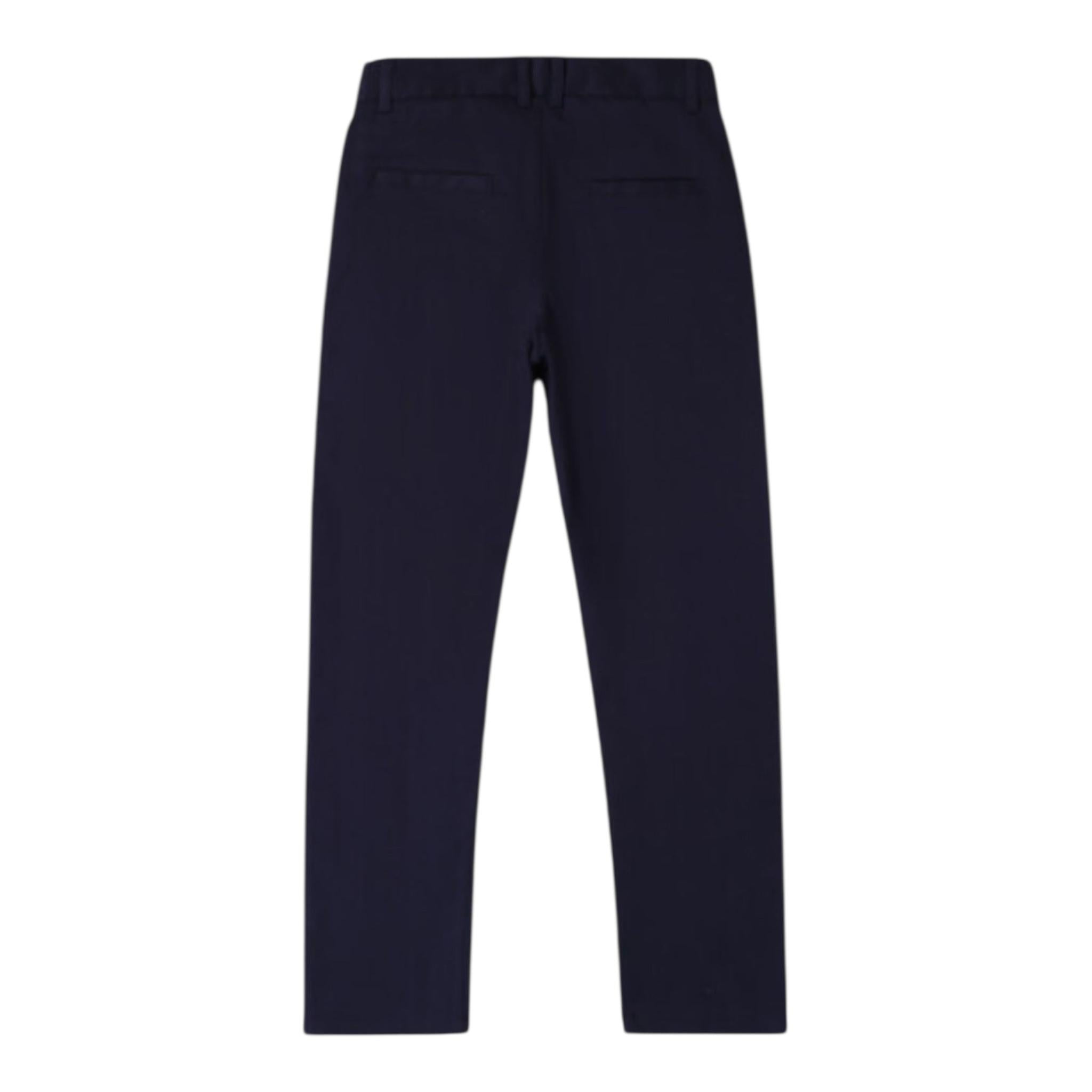 Sarabanda Pantalone Tinta Unita con Girovita Regolabile per Bambino 0B660 BLU SARABANDA 