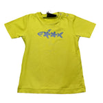 F**K T-Shirt Girocollo Tinta Unita con Logo per Neonato FJ25N01TS71TQ VERDE F**K 