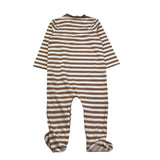 Mayoral Tutina Manica Lunga Fantasia A Righe per Neonato 1709 BIANCO/BEIGE MAYORAL 