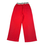 Just Cavalli Pantalone Modello Palazzo Tinta Unita con Profili In Contrasto per Bambina JGP26125PA CORALLO JUST CAVALLI 
