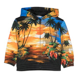 DOLCE & GABBANA felpa con zip e cappuccio stampa fantasia Multicolor per Neonato L1JWHN MULTICOLOR DOLCE & GABBANA 