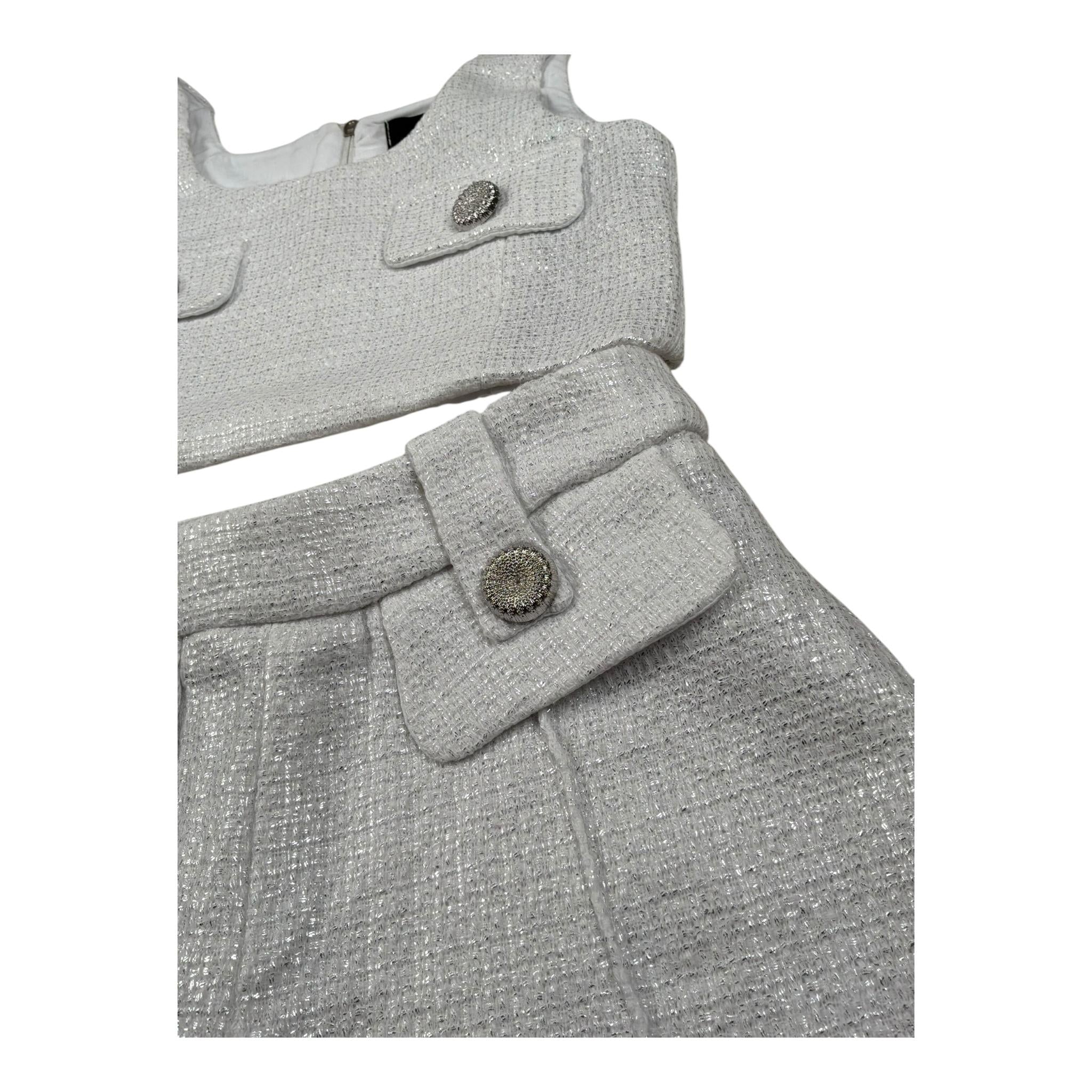 Fun & Fun Completo 2 Pezzi Top-Short per Neonata FNCBTP01031XN GRIGIO FUN & FUN 