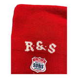 REPLAY & SONS sciarpa tinta unita con ricami Rosso per Bambino Q105 ROSSO REPLAY & SONS 