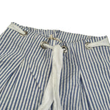 Zhoe & Tobiah Pantalone Modello Palazzo Fantasia A Righe per Neonata STS2FN BIANCO/BLU ZHOE & TOBIAH 