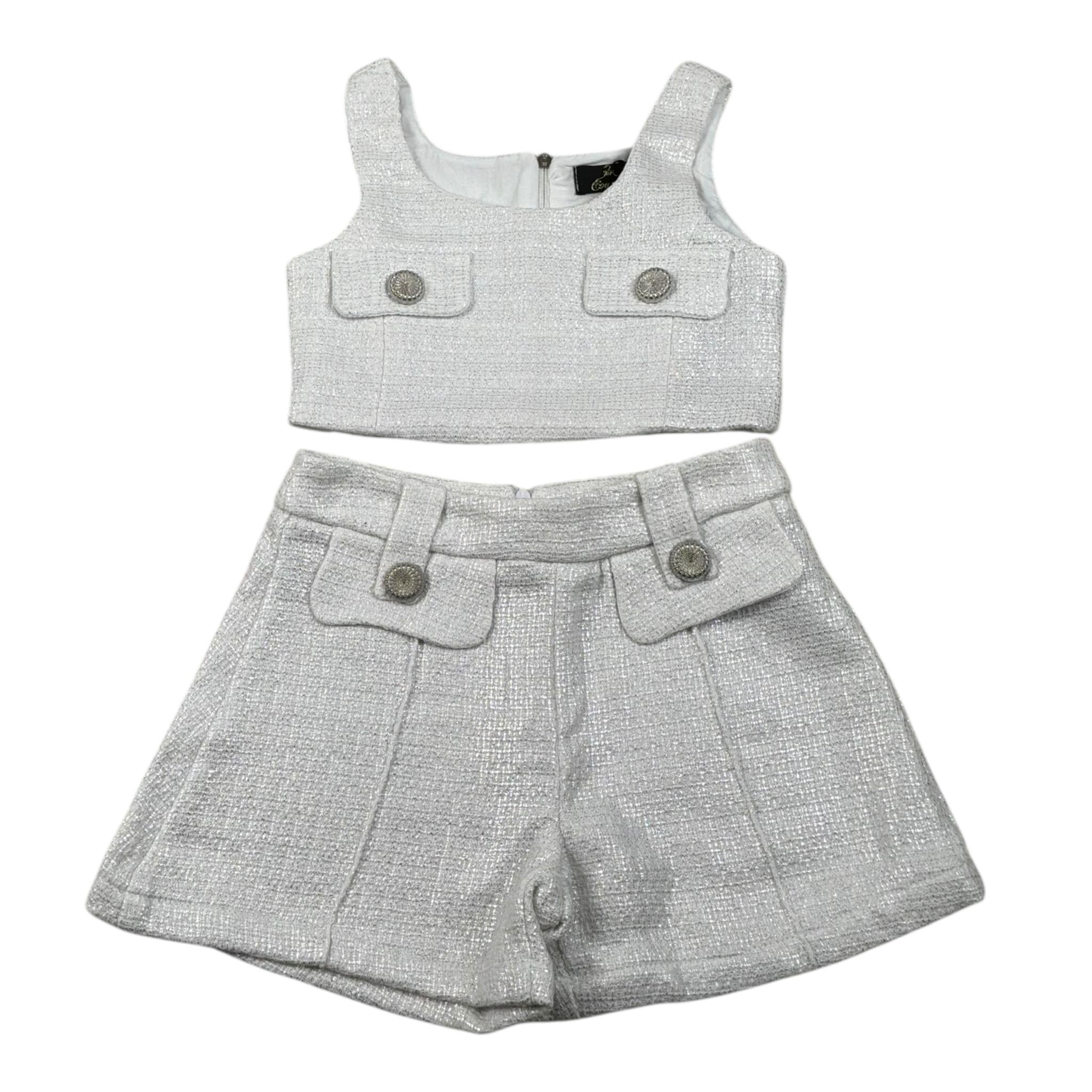 Fun & Fun Completo 2 Pezzi Top-Short per Neonata FNCBTP01031XN GRIGIO FUN & FUN 