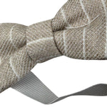 Le Bebe' Papillon Tinta Unita con Fantasia A Righe per Neonato LBB4483 BEIGE LE BEBE' 