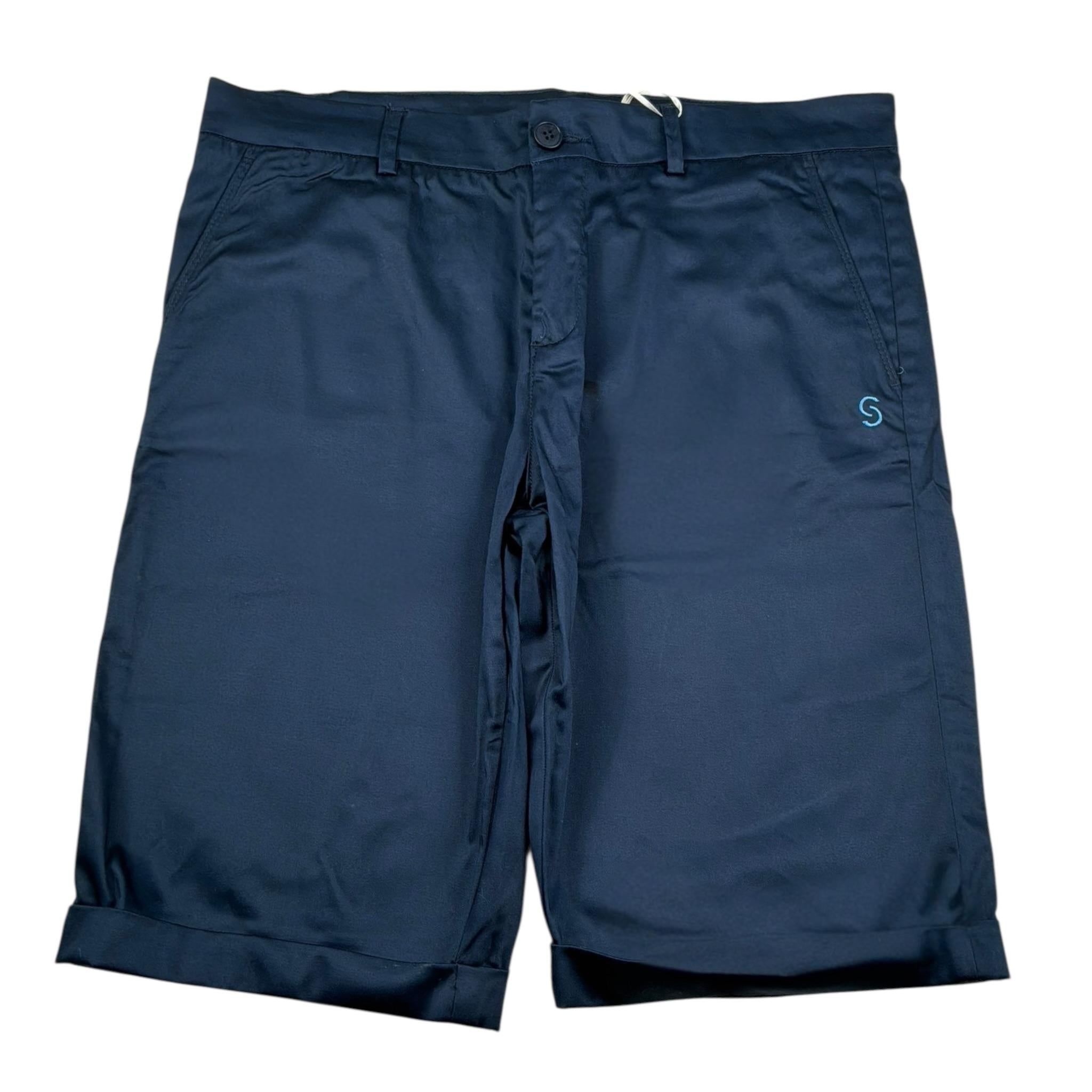 Siviglia Bermuda Tinta Unita con Tasche Americane per Neonato SVJSO17245N BLU SIVIGLIA 