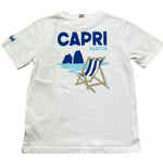 Saint Barth T-Shirt Girocollo Tinta Unita con Stampa per Bambino PORTLAND BIANCO SAINT BARTH 