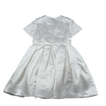 Simonetta Abito Cerimonia Tinta Unita Mezza Manica per Bambina SS1A51 BIANCO SIMONETTA 