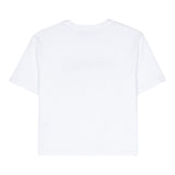 PINKO t-shirt girocollo tinta unita con stampa Bianco per Bambina F4PIJGTH092 BIANCO PINKO 