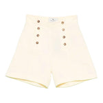 Etro Short Tinta Unita con Bottoni per Bambina GW6B24 PAGLIA ETRO 