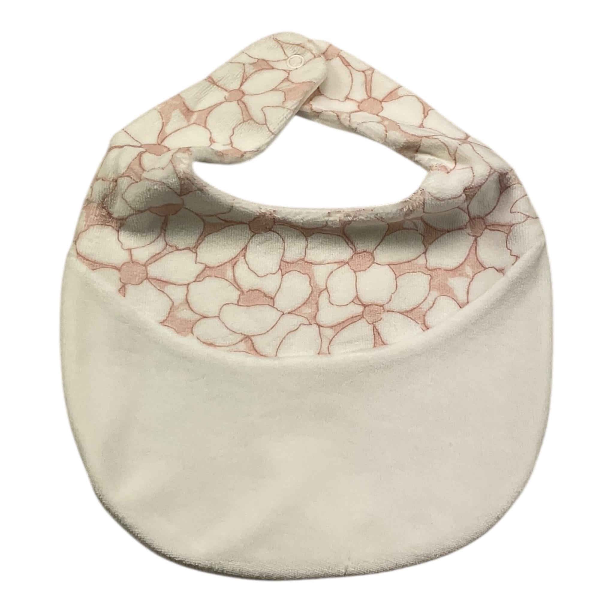 BABY VIP bavetta tinta unita cn stampa floreale Bianco per Neonata T1878 BIANCO BABY VIP 