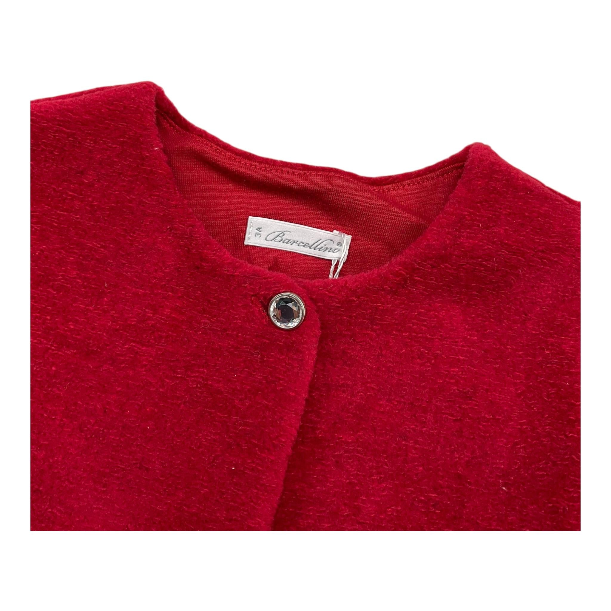 BARCELLINO coprispalle tinta unita Rosso per Bambina 115713J ROSSO BARCELLINO 