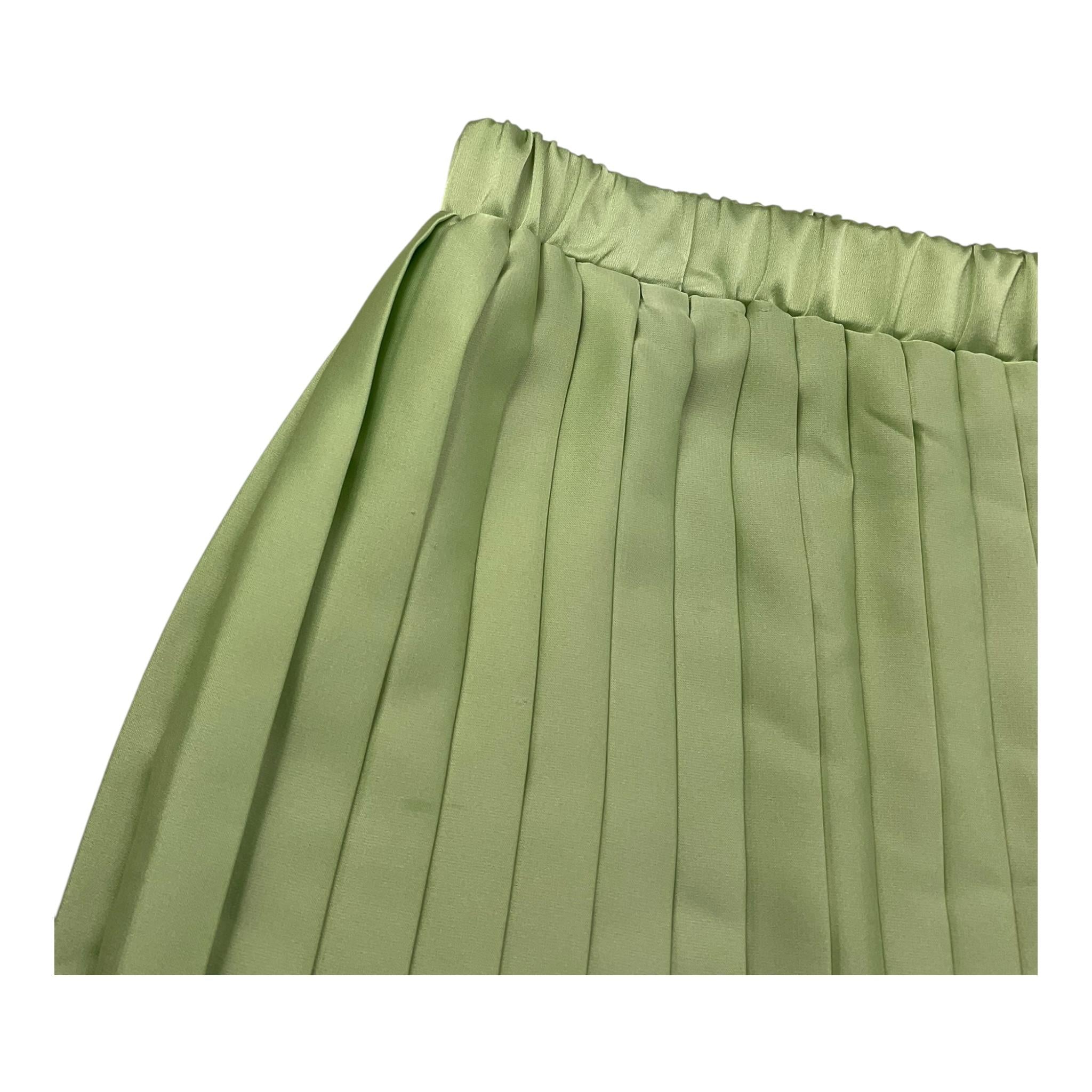 Vicolo Gonna Tinta Unita con Elastico In Vita per Bambina 3145G00064 VERDE VICOLO 