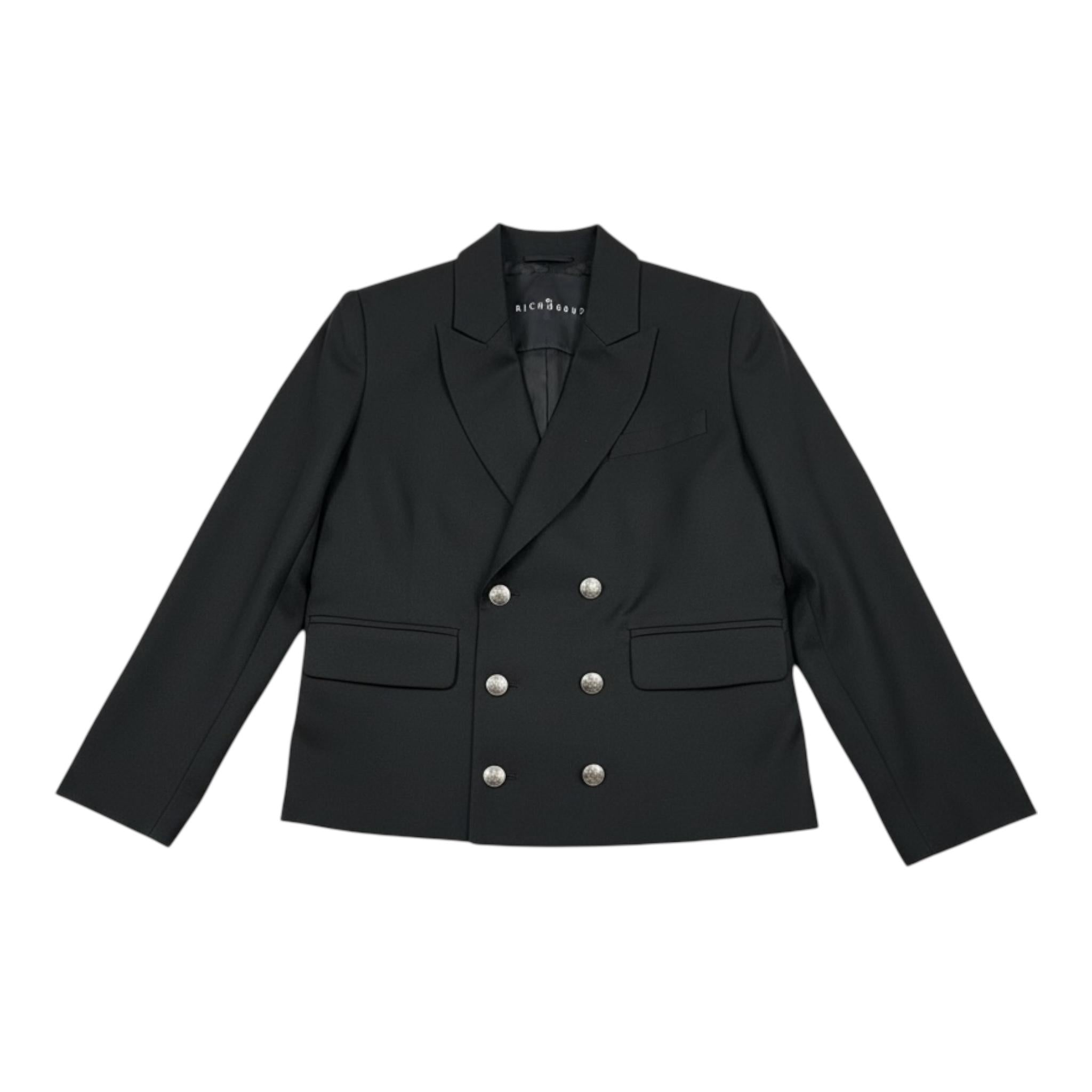 John Richmond Giacca Tinta Unita per Bambino RBP26205GC NERO JOHN RICHMOND 