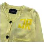 John Richmond Cardigan Tinta Unita con Logo per Neonata RIP26032MA GIALLO JOHN RICHMOND 