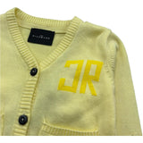 John Richmond Cardigan Tinta Unita con Logo per Neonata RIP26032MA GIALLO JOHN RICHMOND 