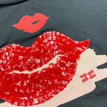 ELISABETTA FRANCHI t-shirt tinta unita girocollo con stampa Nero per Bambina EFTS138 NERO ELISABETTA FRANCHI 