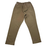 @MADILLY pantalone tinta unita con elastico in vita Verde per Bambino 01950 VERDE @MADILLY 