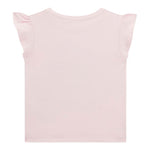 Guess T-Shirt Girocollo Tinta Unita con Stampa per Neonata K5RI18K6YW4 ROSA GUESS 