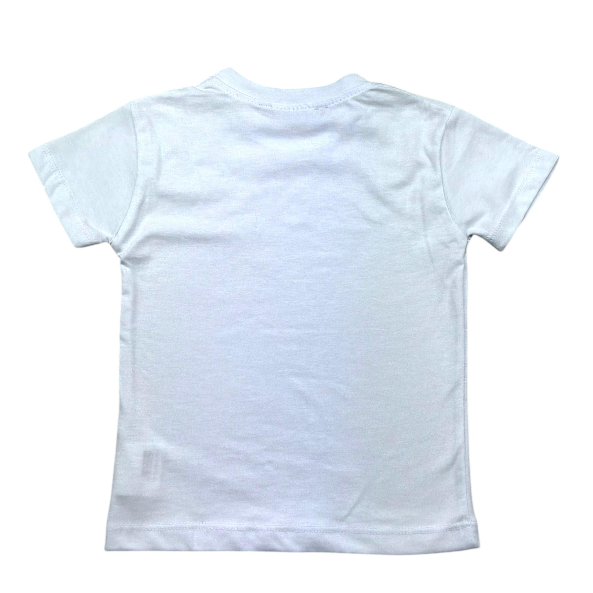 Make T-Shirt Girocollo Tinta Unita  per Neonato MK001 BIANCO MAKE 