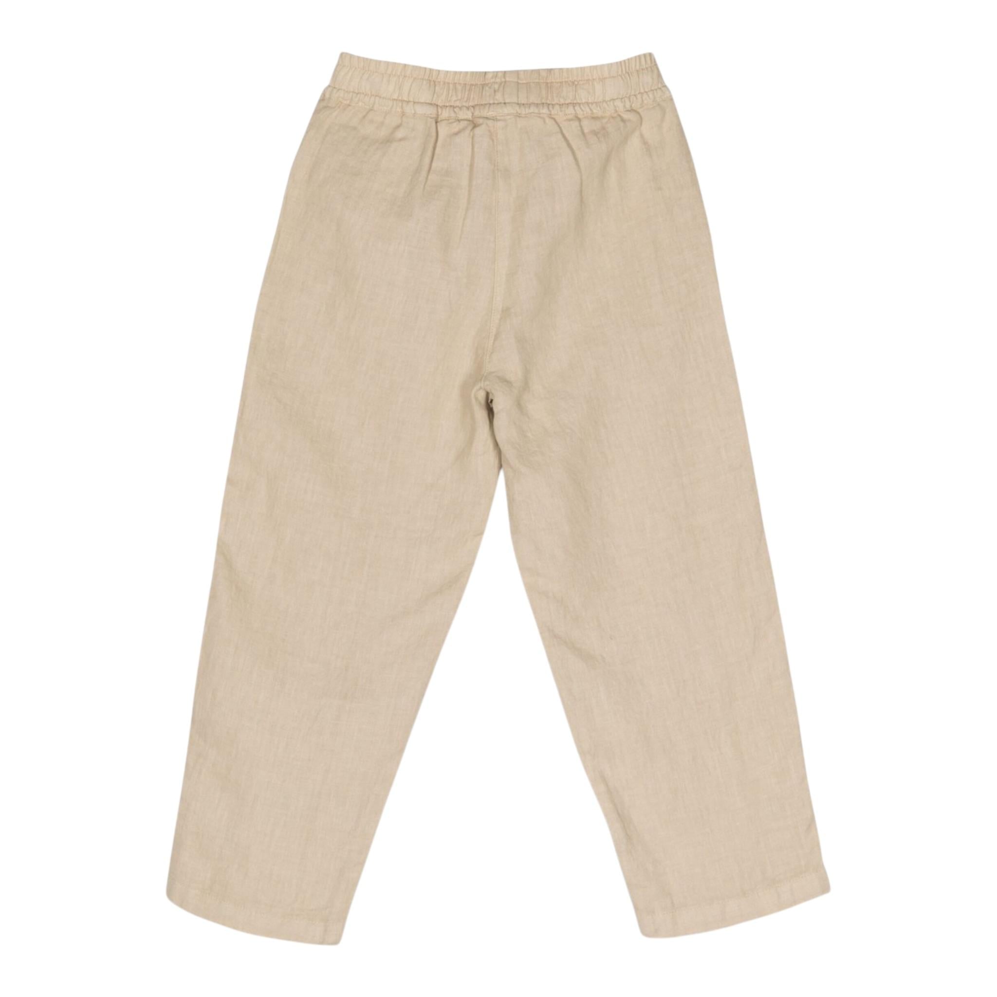 Aspesi Pantalone Tinta Unita con Elastico In Vita per Bambino S23001PLL600 BEIGE ASPESI 