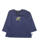 K-WAY shirt tinta unita girocollo con stampa Blu per Neonato K81513W BLU K-WAY 